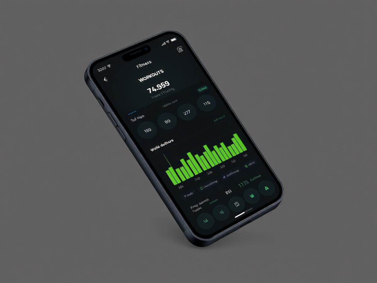 Mobile fitness tracking application